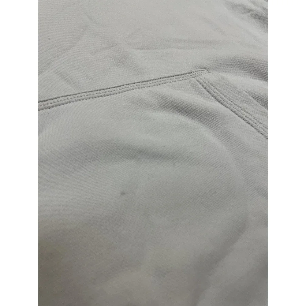 Nike Hoodie Mens‎ Large White Fleece Pullover Kangaroo Pocket Gym Training